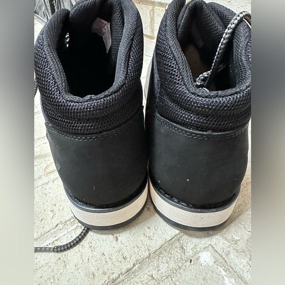New Territory Boulder Grey Black Leather Lace Up Chukka Ankle Boots 11.5 Shoes main image 5